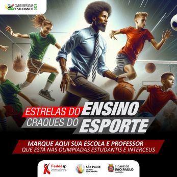 Estrelas do Ensino. Craques do Esporte